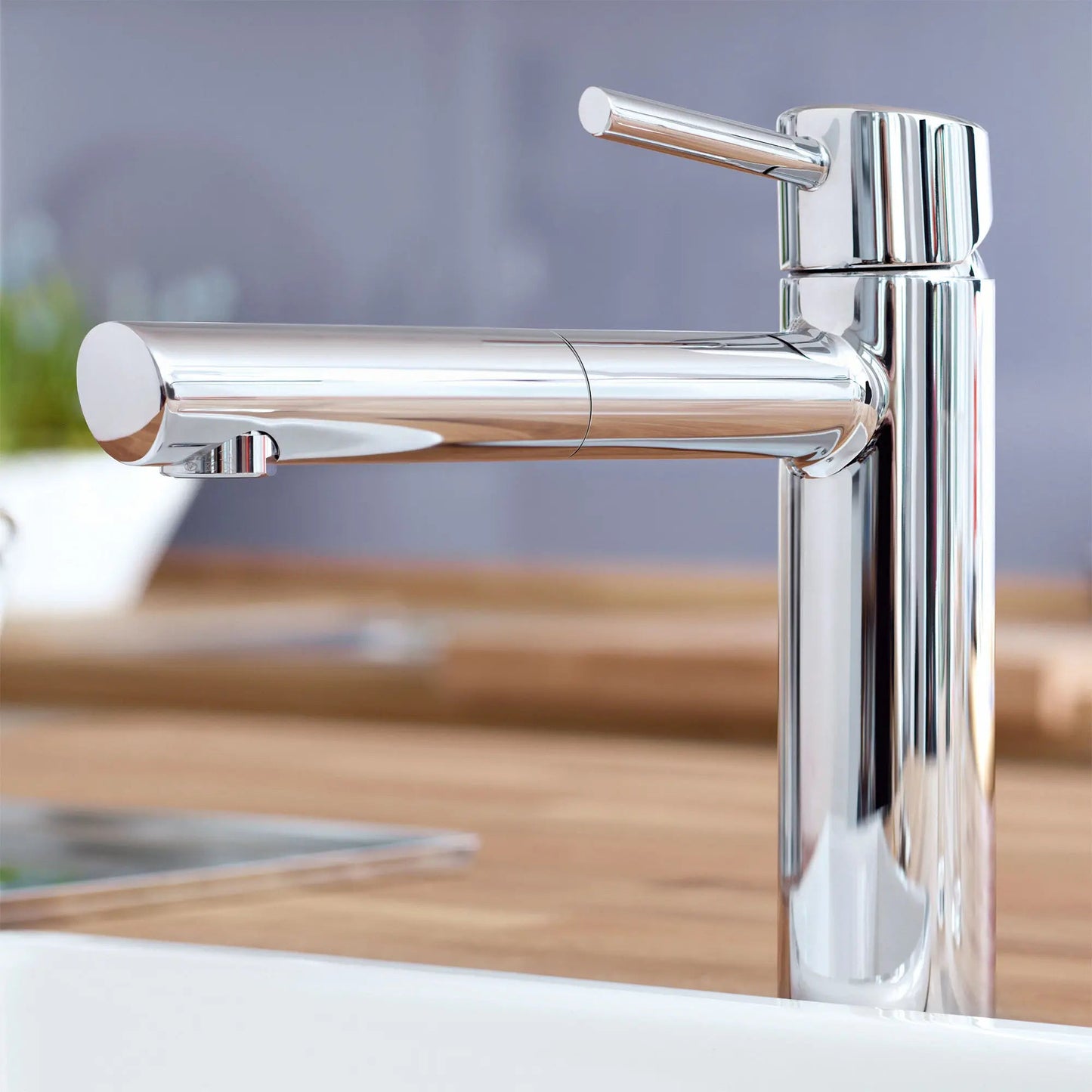 Grohe Concetto™ 1.5 GPM Single-Handle Dual Spray Pull-Out StarLight Chrome Kitchen Faucet