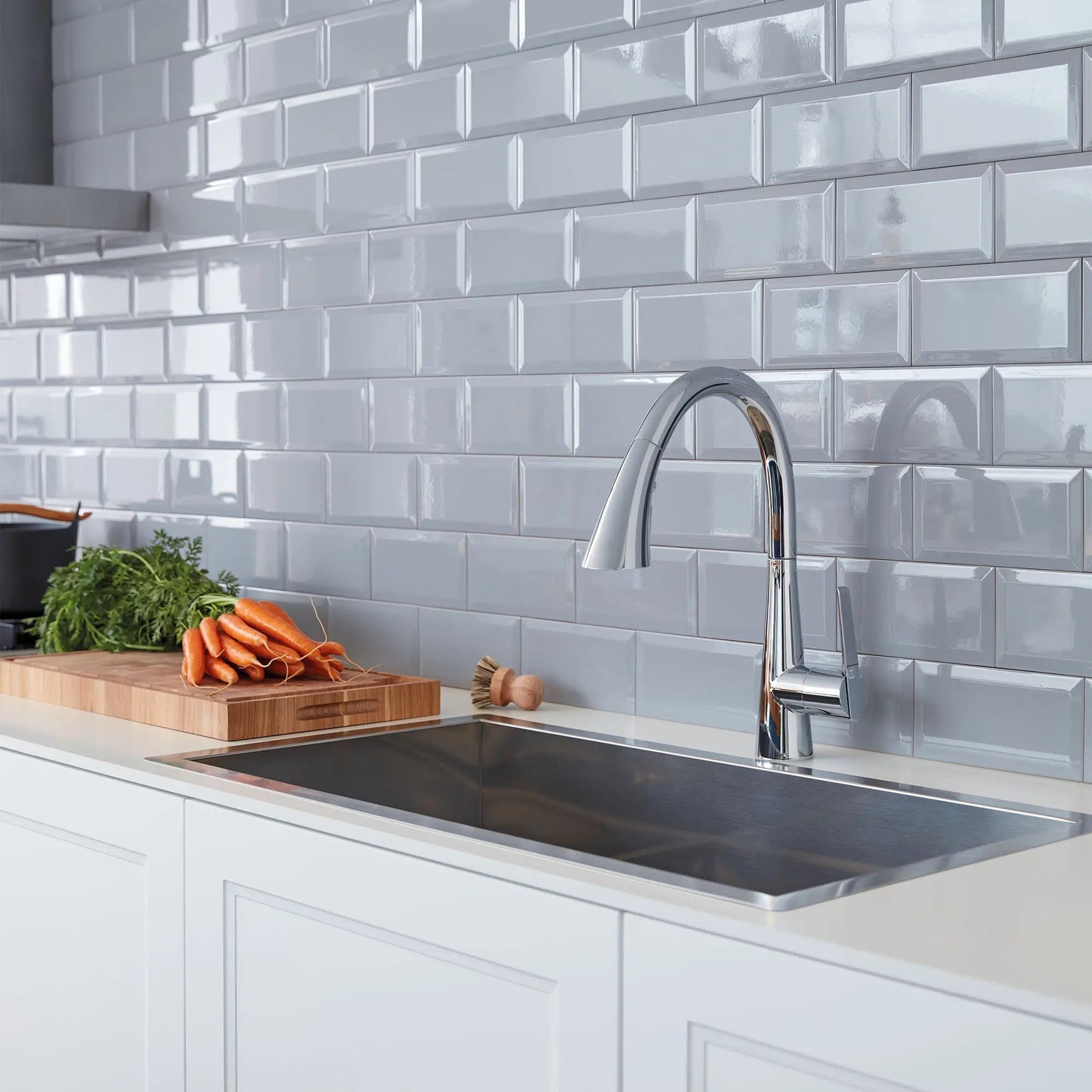 Grohe Zedra 1.75 GPM Triple Spray Single-Handle StarLight Chrome Pull Down Kitchen Faucet
