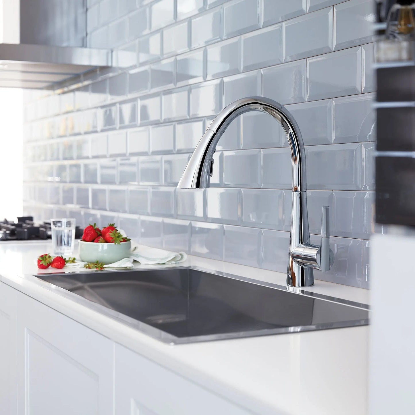 Grohe Zedra 1.75 GPM Triple Spray Single-Handle StarLight Chrome Pull Down Kitchen Faucet