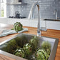 Grohe Zedra 1.75 GPM Triple Spray Single-Handle StarLight Chrome Pull Down Kitchen Faucet