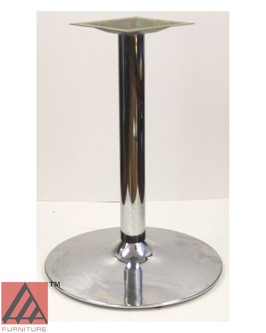 AAA Furniture 22" Chrome Cast Iron Table Base Dining Height