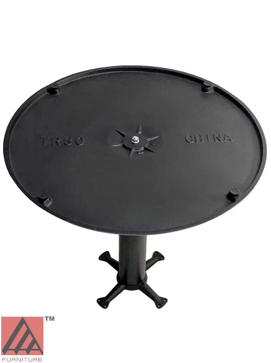 AAA Furniture 30" Black Cast Iron Table Base