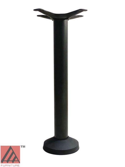 AAA Furniture 30" Black Cast Iron Table Base with Bar High Column+Rod