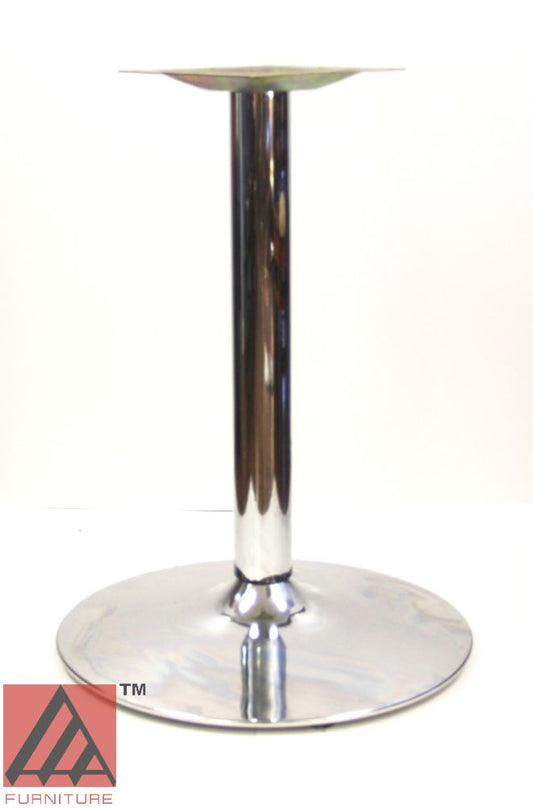 AAA Furniture 30" Chrome Cast Iron Table Base Bar Height