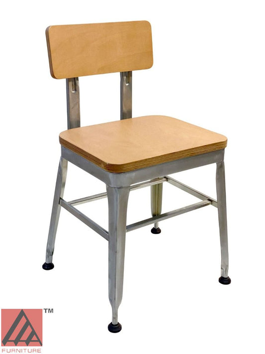 AAA Furniture 30" Galvanized Metal Frame Chair