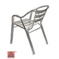 AAA Furniture 31" Aluminum Chair with Plastic Rattan Seat