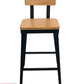 AAA Furniture 42" Black Metal Frame Barstool