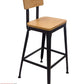 AAA Furniture 42" Black Metal Frame Barstool