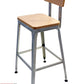 AAA Furniture 42" Galvanized Metal Frame Barstool