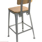 AAA Furniture 42" Galvanized Metal Frame Barstool