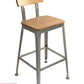 AAA Furniture 42" Galvanized Metal Frame Barstool