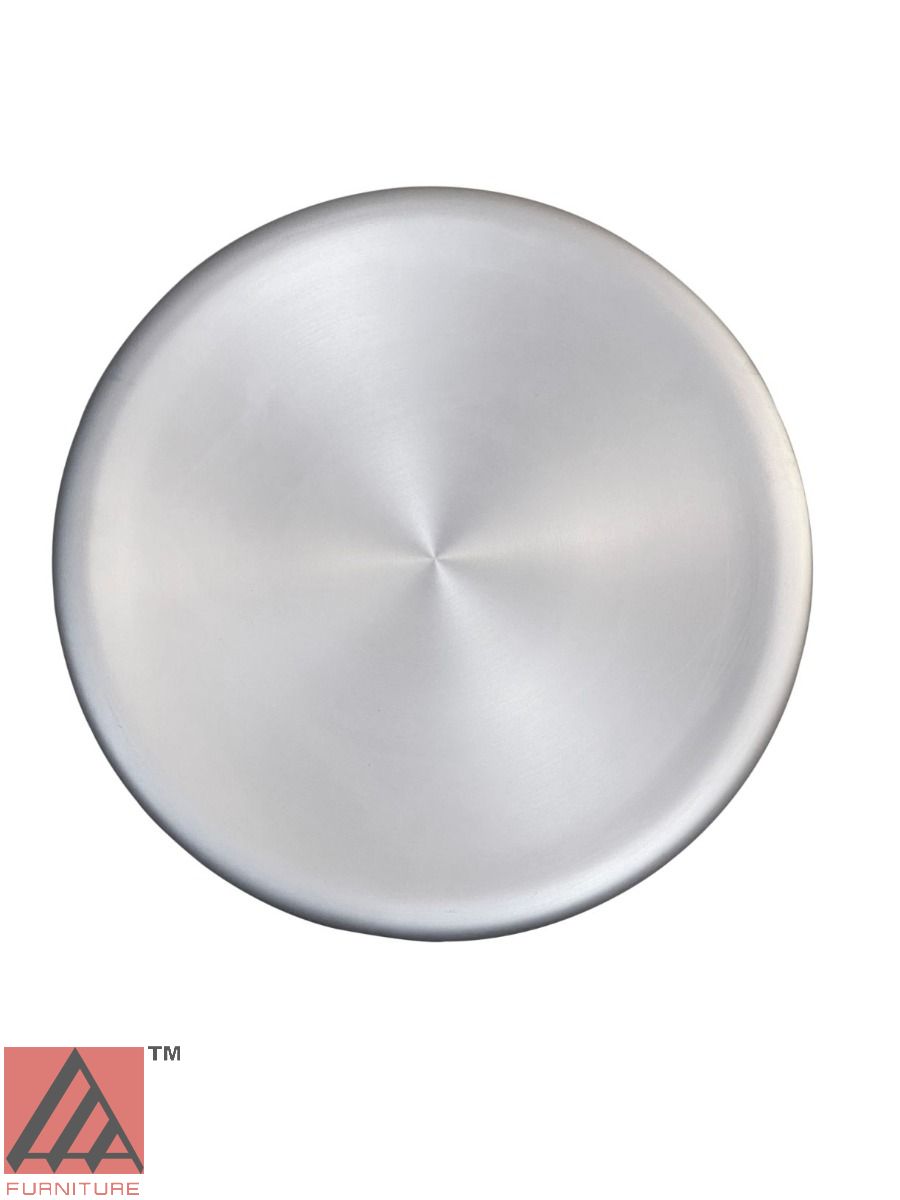 AAA Furniture Backless Round 24" Aluminum Bar Stool