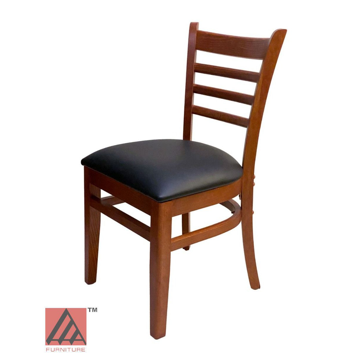 AAA Furniture Beech Ladder 33" Cherry Wood Chair with Customer Owned Material Seat