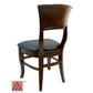 AAA Furniture Beider Meier 35" Walnut Wood Chair with Customer Owned Material Seat