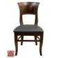 AAA Furniture Beider Meier 35" Walnut Wood Chair with Grade 5 Vinyl Seat