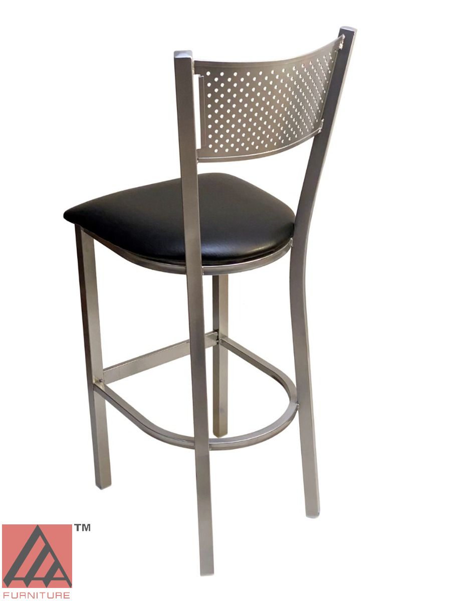 Metal discount grid chair