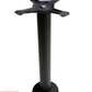 AAA Furniture Ground Mount 8" Diamtere Black Cast Iron Table Base