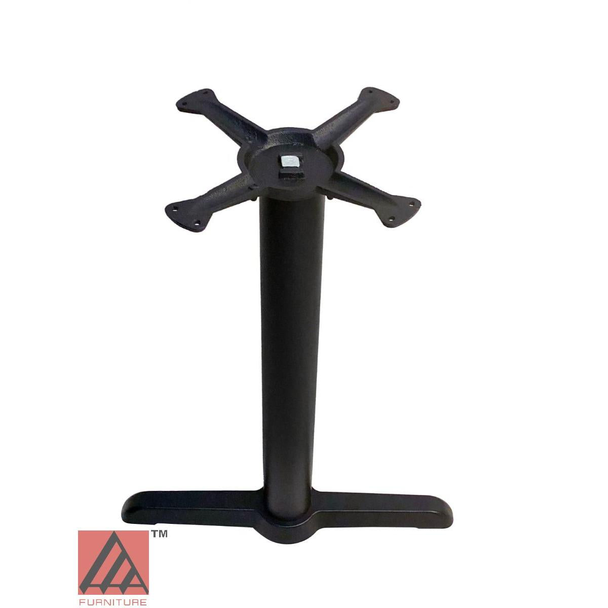 AAA Furniture Half 5"x22" Black Cast Iron Table Base