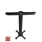 AAA Furniture Half 5"x22" Black Cast Iron Table Base