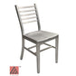 AAA Furniture Ladder Back 32" Aluminum Chair