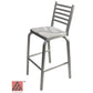 AAA Furniture Ladder Back 42" Aluminum Bar Stool