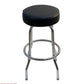 AAA Furniture Single Ring 29" Black Bar Stool Backless