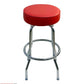 AAA Furniture Single Ring 29" Wine Bar Stool Backless