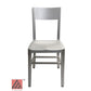 AAA Furniture Solid Back 33" Aluminum Chair