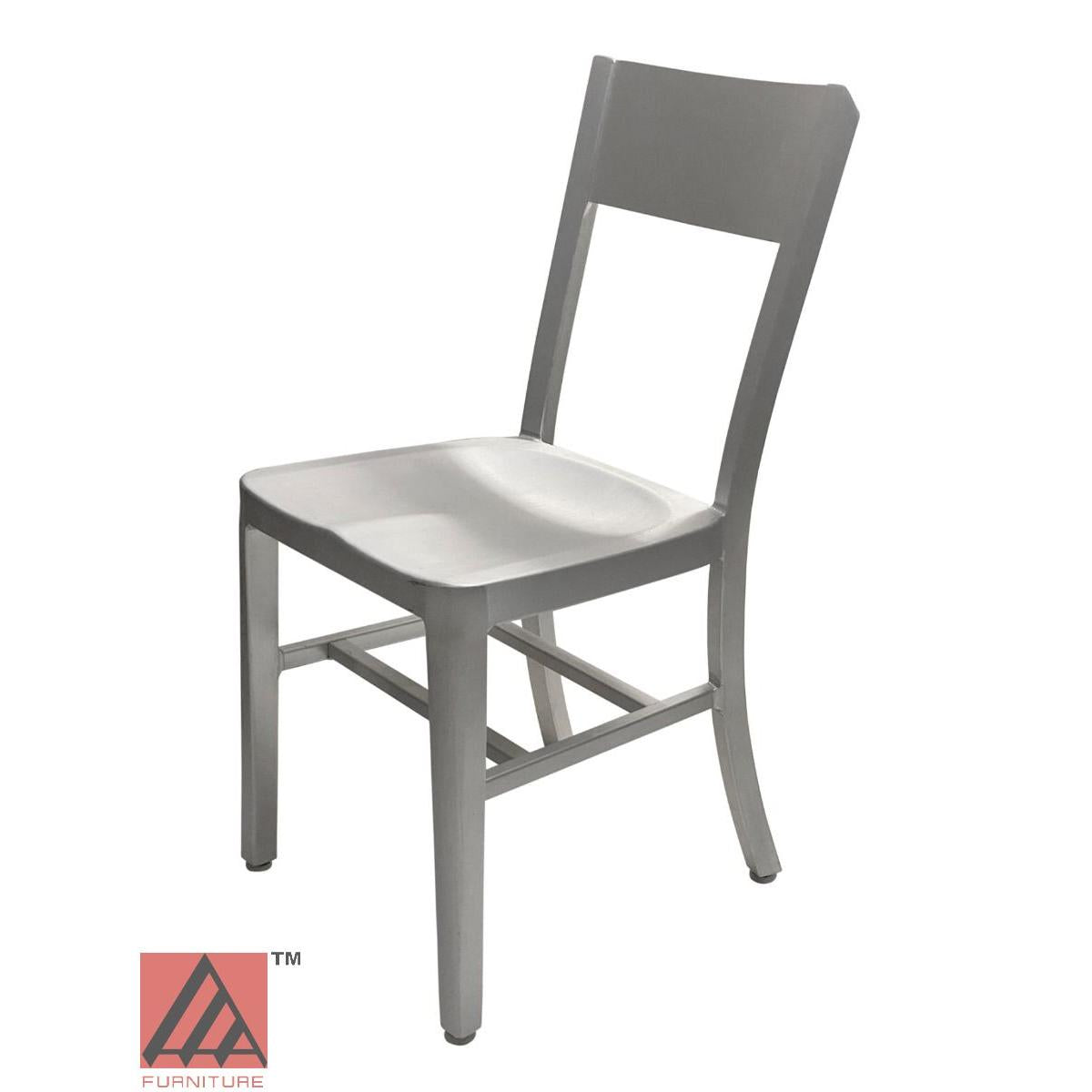 AAA Furniture Solid Back 33" Aluminum Chair