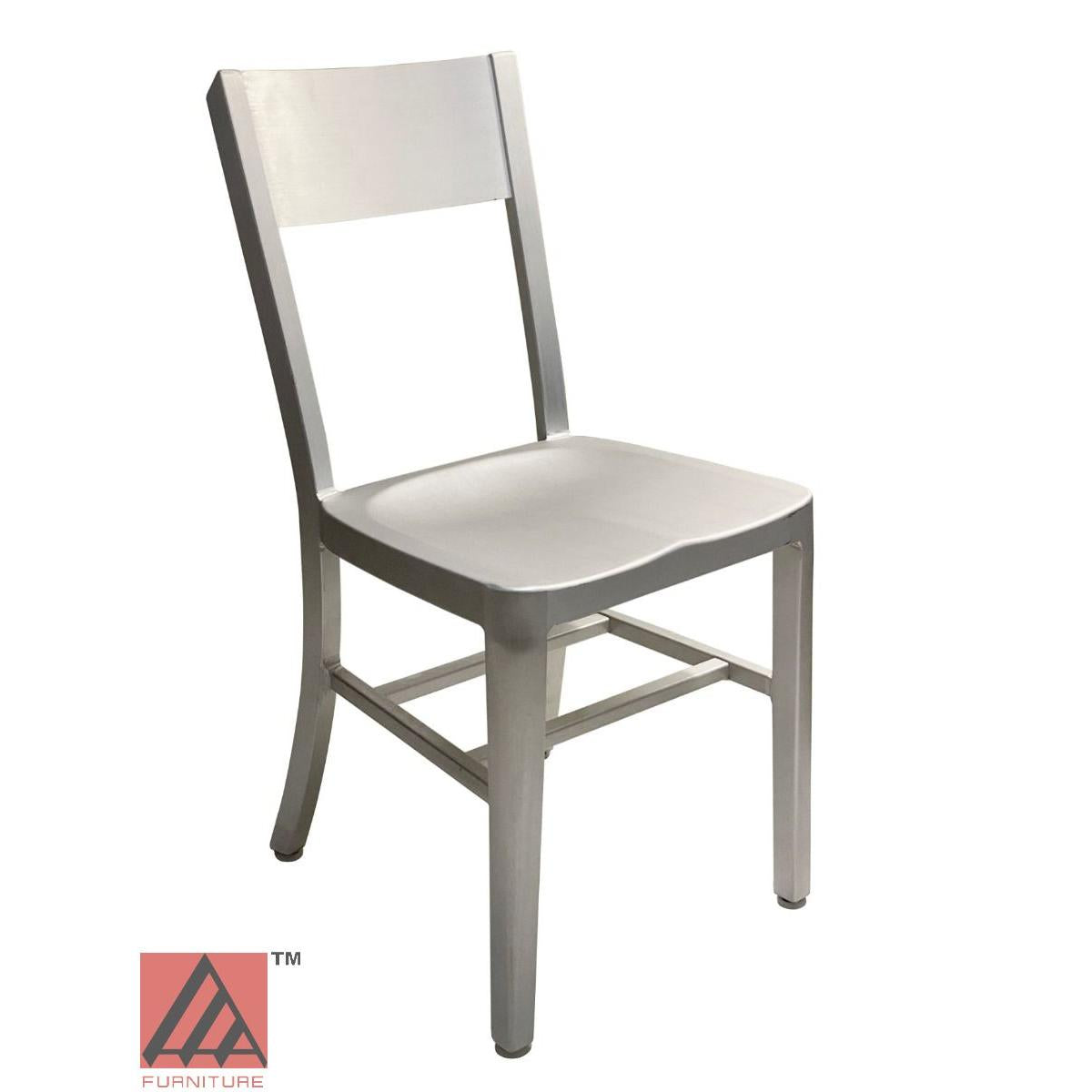 AAA Furniture Solid Back 33" Aluminum Chair