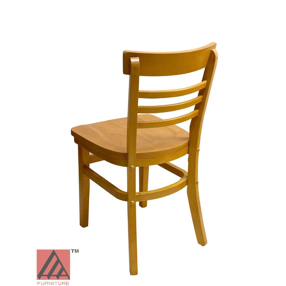 AAA Furniture Steakhouse 30" Oak Wood Chair with Wood Seat