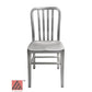 AAA Furniture Vertical Slats 33" Aluminum Chair