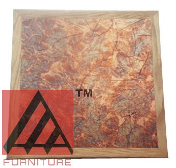 AAA Furniture Wood Edge 48"x48" Laminated Table Top