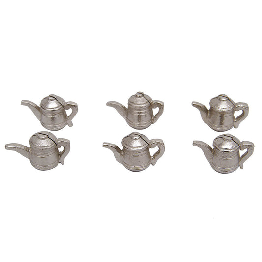 A&B Home 1" Set Of Six Bundle of 86 Teapot-Shaped Brass Place Card Holders