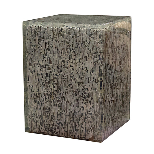 A&B Home 12" x 18" Bundle of 6 Square Petrified Wood Versatile Design Pedestal Stool