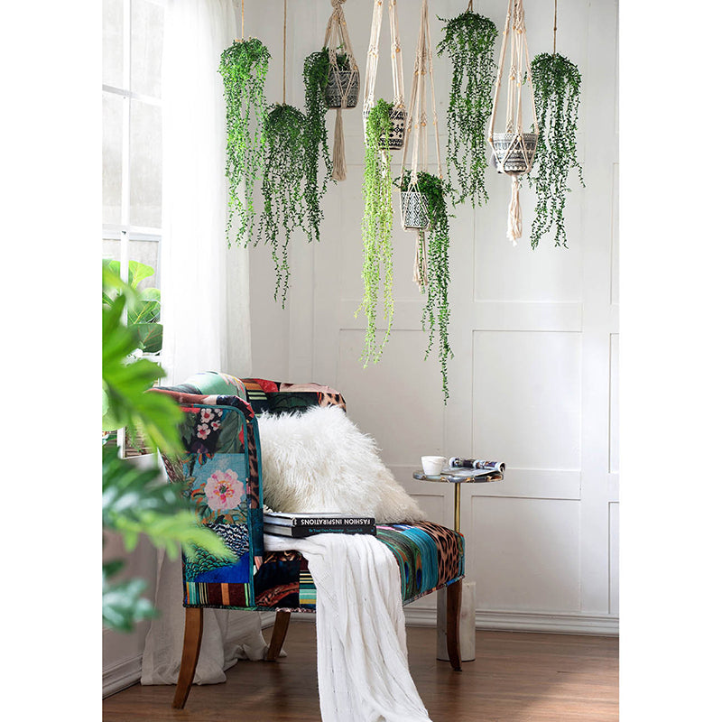 A&B Home 12" x 24" Bundle of 9 Black Agate Brass Side Table With Cylindrical Marble Base