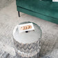 A&B Home 13" x 18" Bundle of 21 Round Silver Versatile Design Pedestal Stool