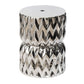 A&B Home 13" x 18" Bundle of 21 Round Silver Versatile Design Pedestal Stool