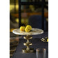 A&B Home 14" x 14" Bundle of 15 Agate Cake Stand With Gold Metal Base