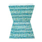 A&B Home 14" x 18" Bundle of 24 Square-Shaped Blue Capiz Pedestal Stool