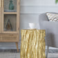 A&B Home 14" x 20" Bundle of 23 Golden Tree Trunk Stool