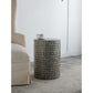 A&B Home 14" x 20" Bundle of 24 Circular Black and Silver Patterned Stool