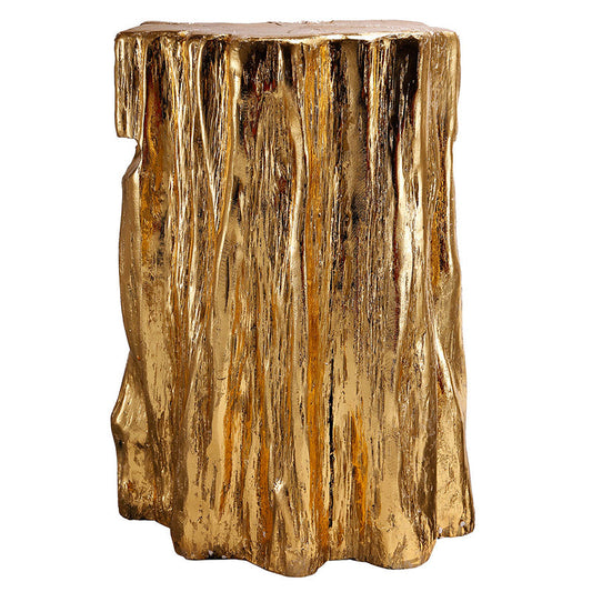 A&B Home 14" x 20" Bundle of 24 Golden Tree Trunk Stool