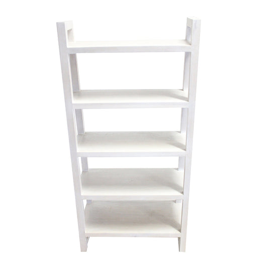 A&B Home 14" x 52" Bundle of 9 White Mahogany Wood Display Unit Shelving