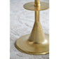 A&B Home 15" x 22" Bundle of 13 Round Brass Antique Gold Tiered Accent Table