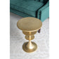 A&B Home 15" x 22" Bundle of 13 Round Brass Antique Gold Tiered Accent Table