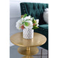 A&B Home 15" x 22" Bundle of 13 Round Brass Antique Gold Tiered Accent Table