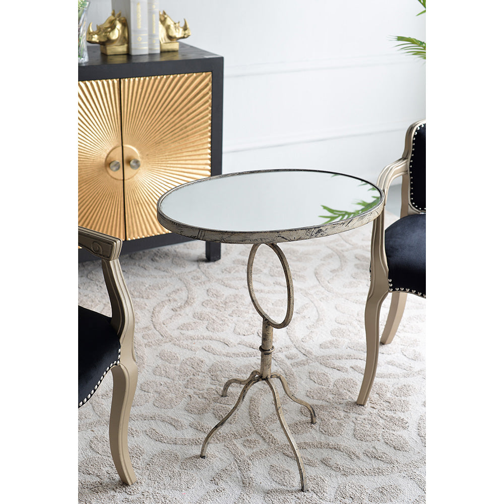 A&B Home 15" x 28" Bundle of 18 Gold Oval Table