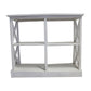 A&B Home 15" x 34" Bundle of 7 Rectangular White Console Table