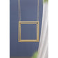 A&B Home 16" x 16" Bundle of 16 Square-Shaped Golden Iron Stand With Chain